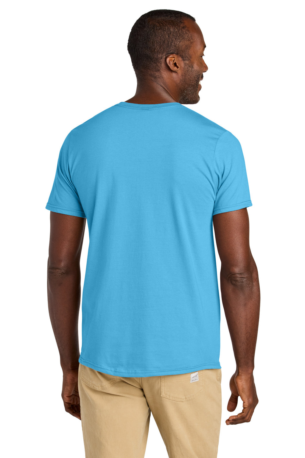 Jerzees Classics Unisex Cotton T-Shirt 363M - Aquatic Blue - back