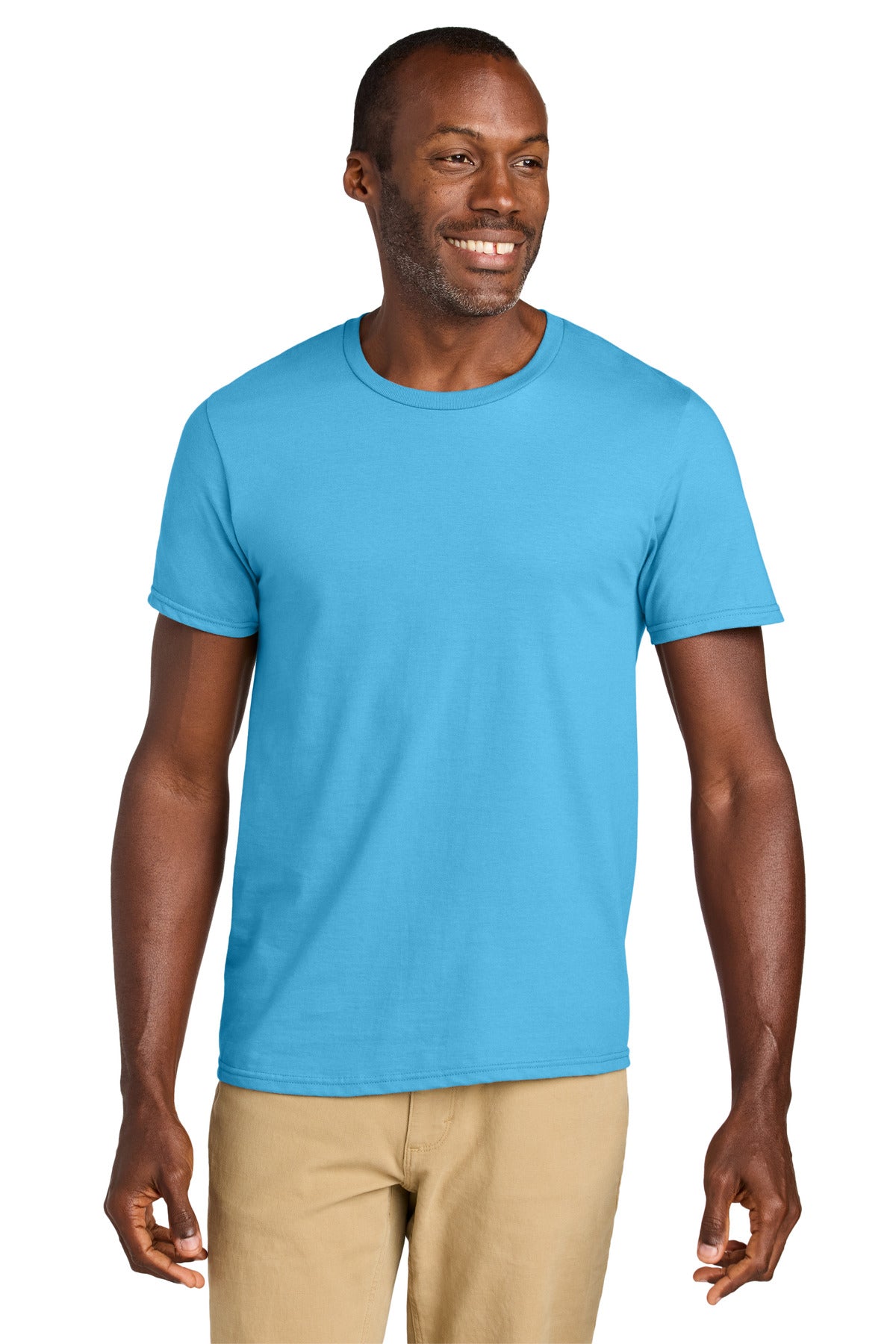 Jerzees Classics Unisex Cotton T-Shirt 363M - Aquatic Blue - front