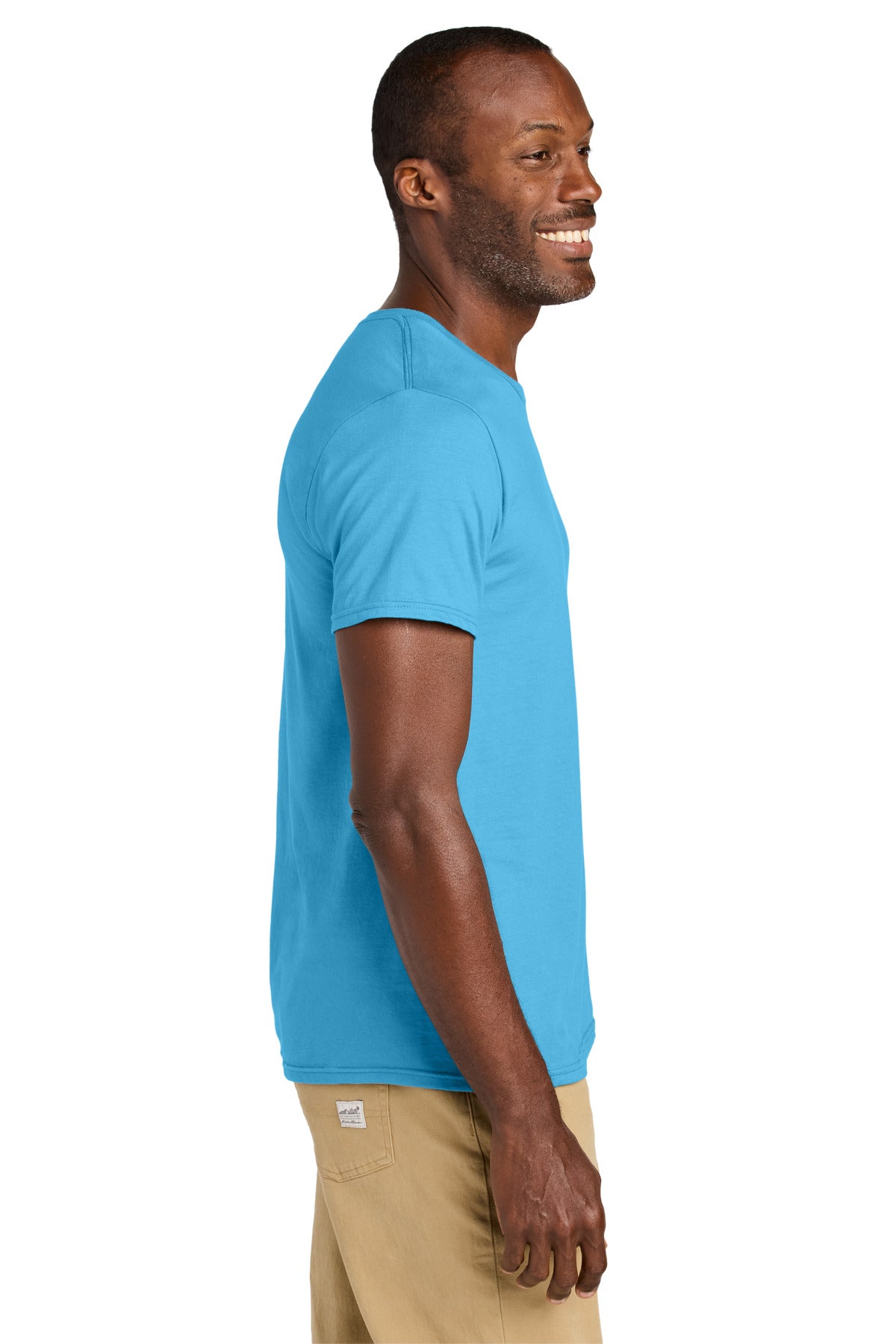 Jerzees Classics Unisex Cotton T-Shirt 363M - Aquatic Blue - side