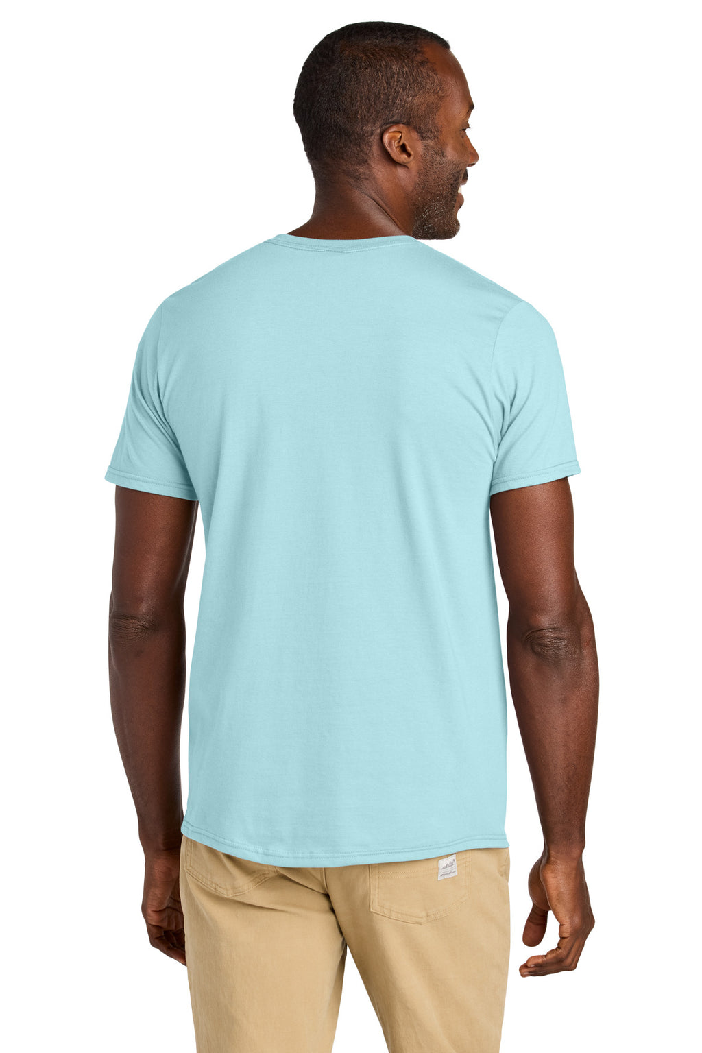 Jerzees Classics Unisex Cotton T-Shirt 363M - Breezy Blue - back