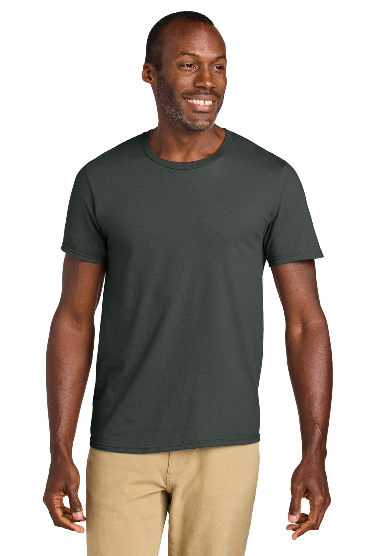 Jerzees Classics Unisex Cotton T-Shirt 363M - Charcoal Grey - front