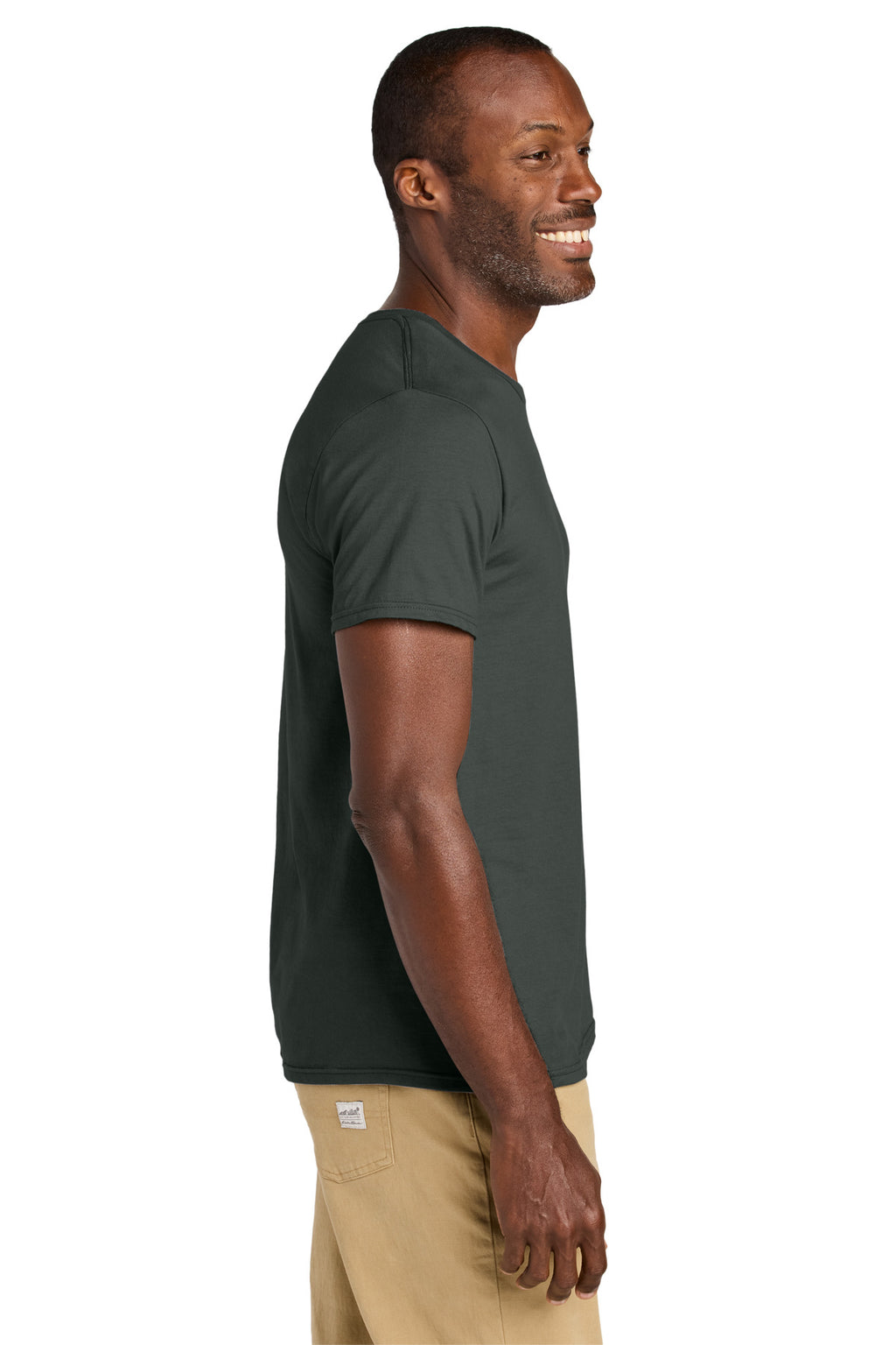 Jerzees Classics Unisex Cotton T-Shirt 363M - Charcoal Grey - side