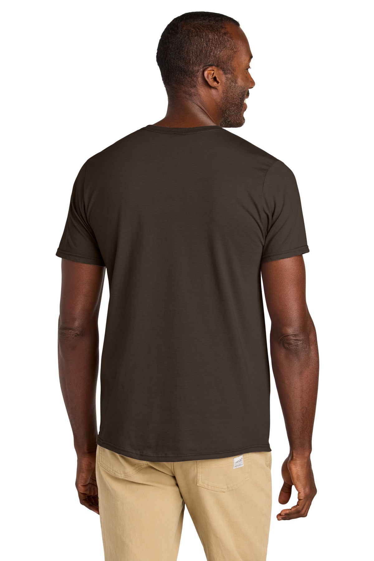 Jerzees Classics Unisex Cotton T-Shirt 363M - Chocolate - back