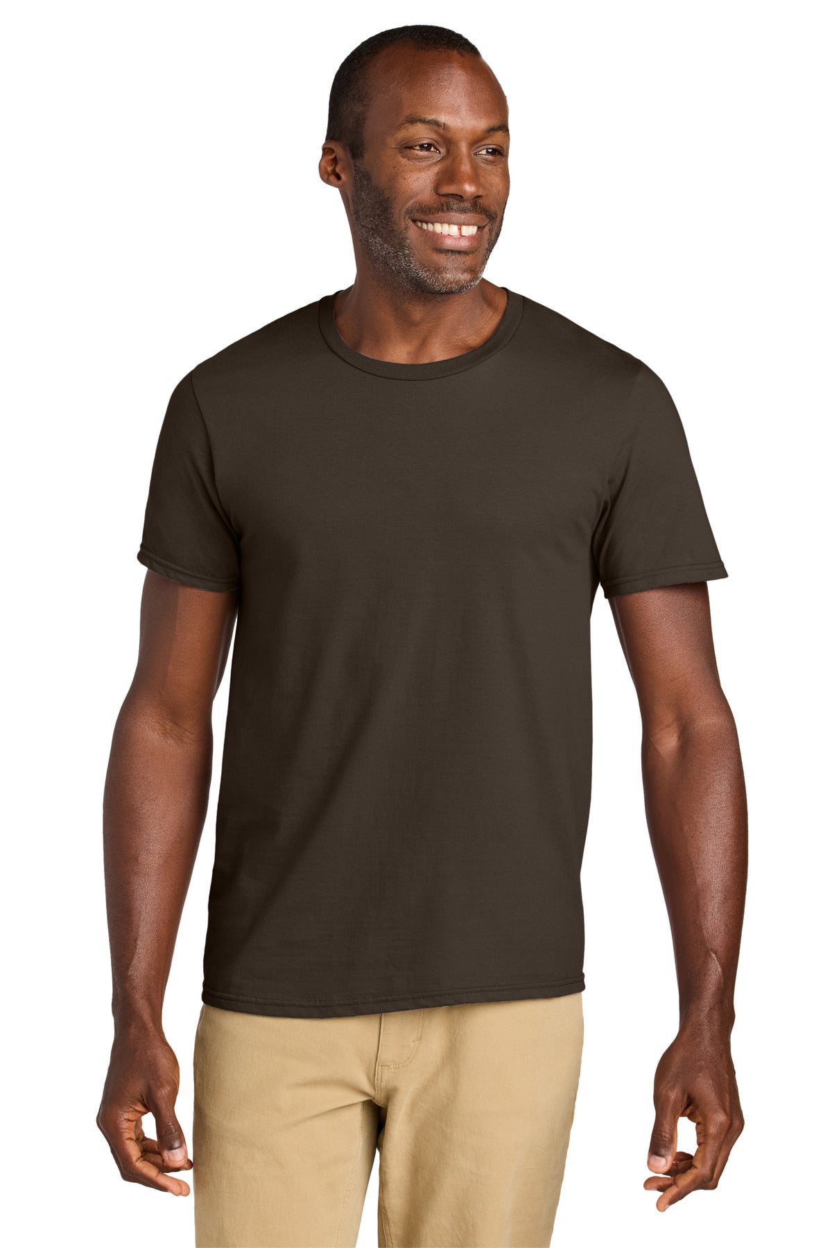 Jerzees Classics Unisex Cotton T-Shirt 363M - Chocolate - front