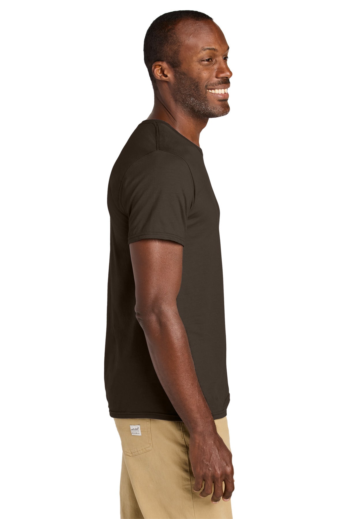 Jerzees Classics Unisex Cotton T-Shirt 363M - Chocolate - side