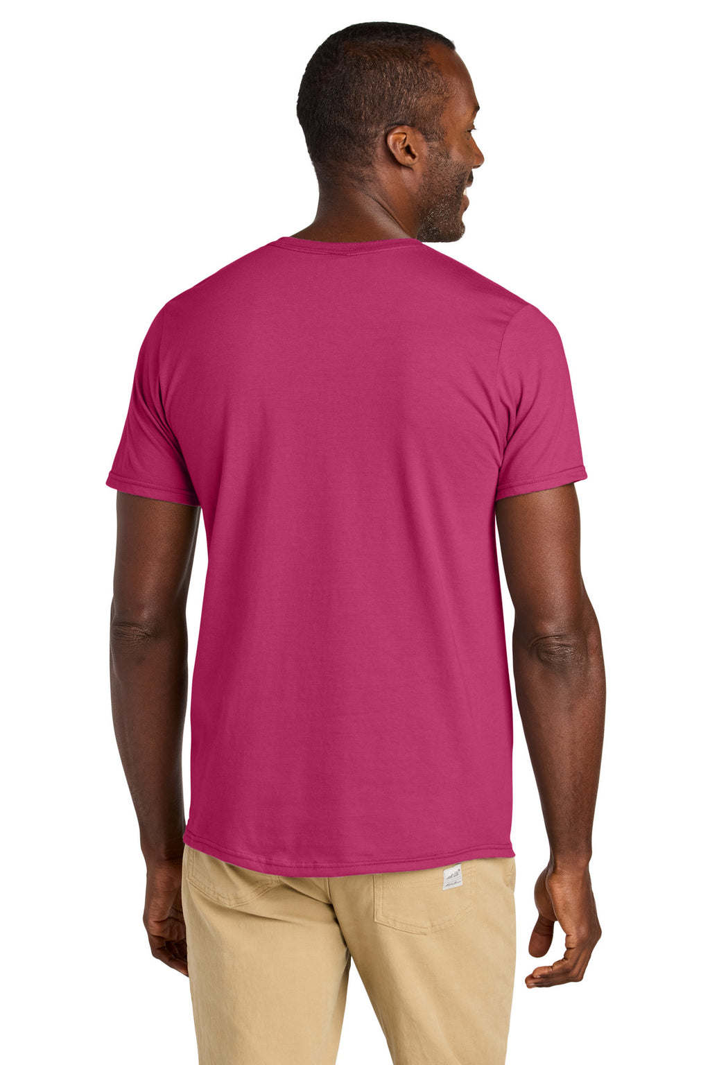 Jerzees Classics Unisex Cotton T-Shirt 363M - Cyber Pink - back
