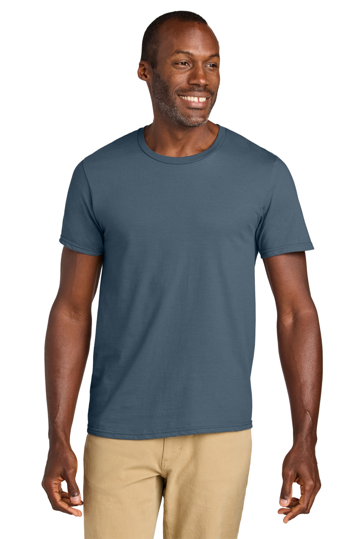 Jerzees Classics Unisex Cotton T-Shirt 363M - Denim - front