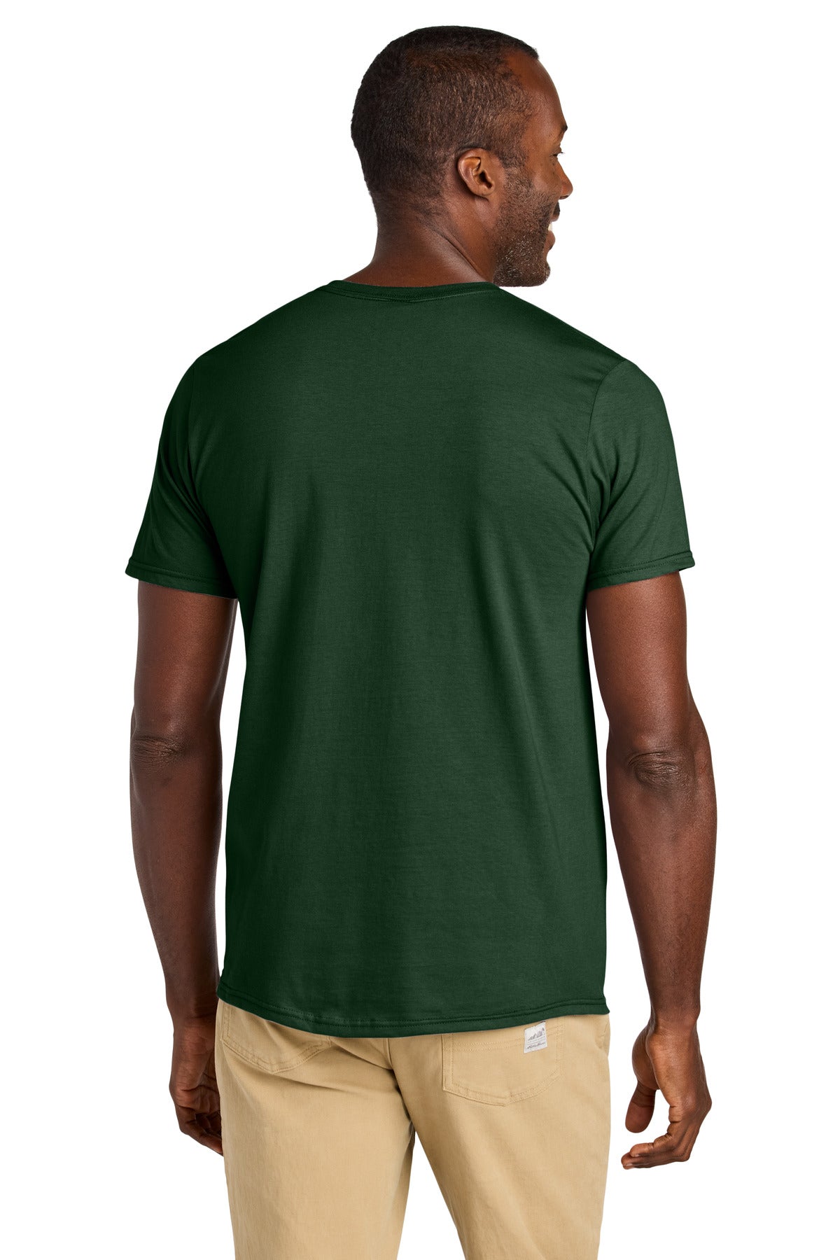 Jerzees Classics Unisex Cotton T-Shirt 363M - Forest Green - back