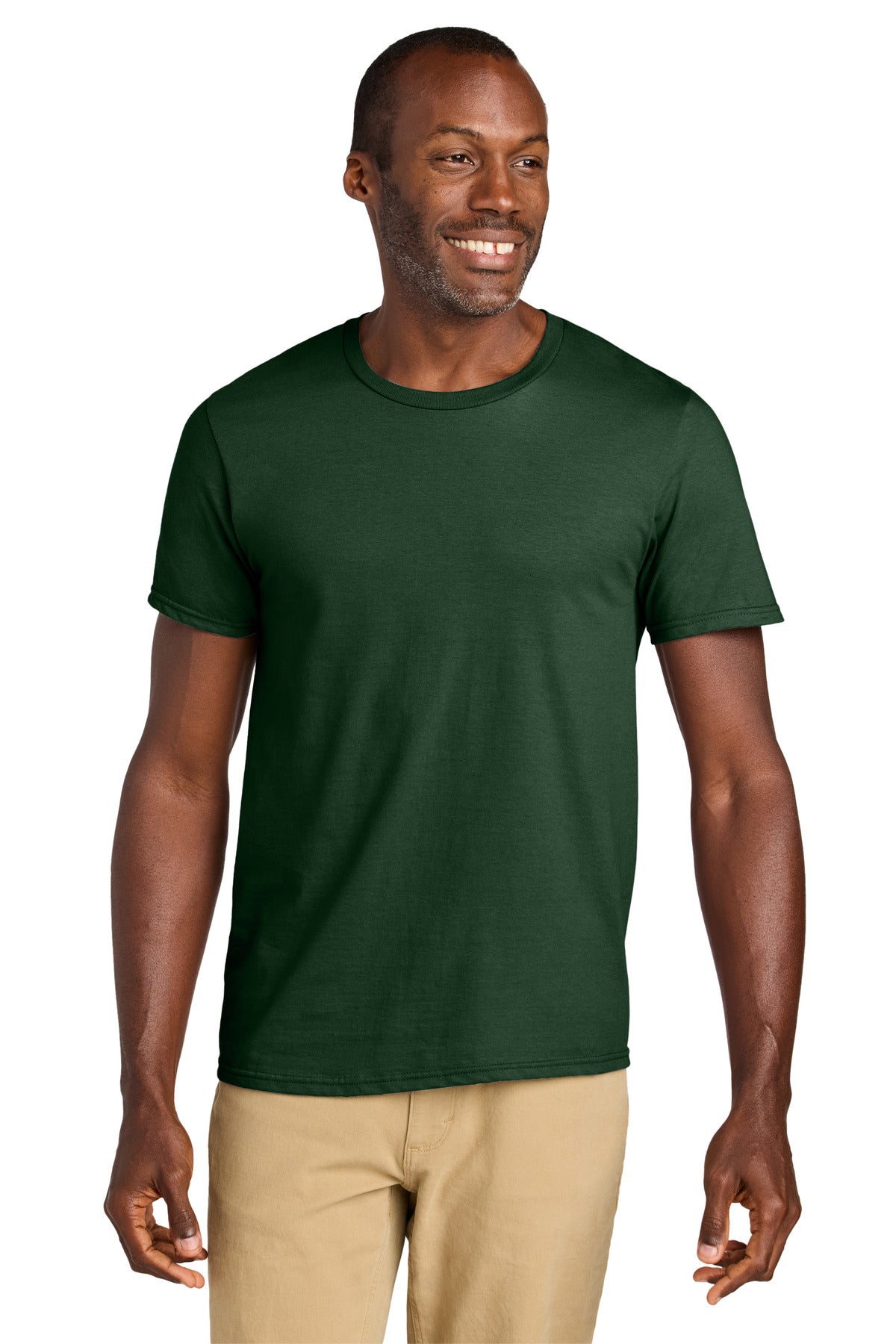Jerzees Classics Unisex Cotton T-Shirt 363M - Forest Green - front