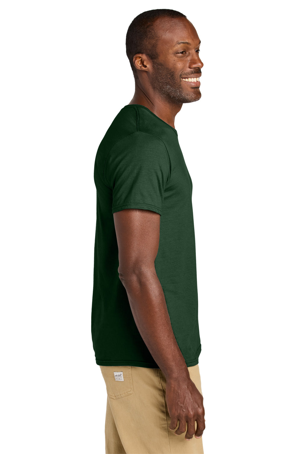 Jerzees Classics Unisex Cotton T-Shirt 363M - Forest Green - side