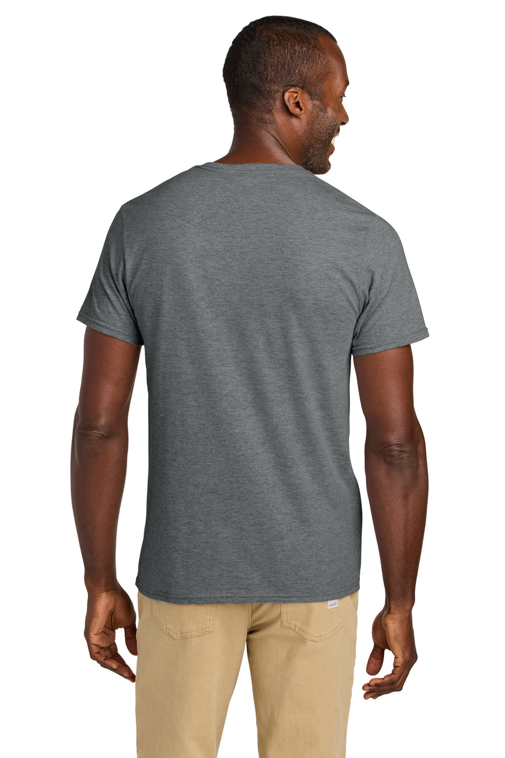 Jerzees Classics Unisex Cotton T-Shirt 363M - Graphite Heather - back