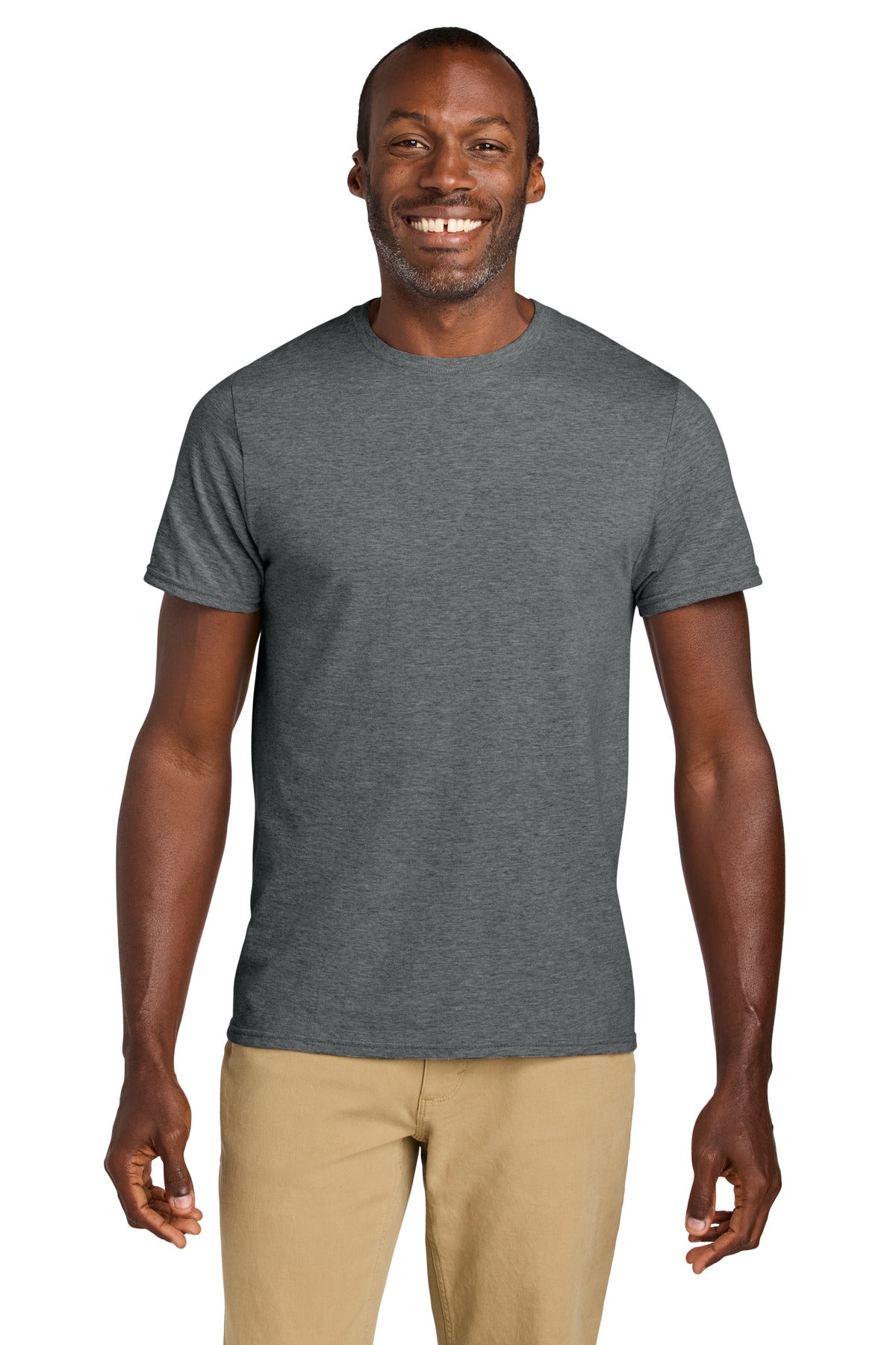 Jerzees Classics Unisex Cotton T-Shirt 363M - Graphite Heather - front
