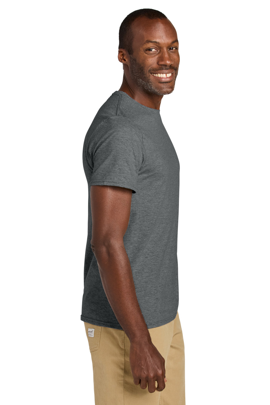 Jerzees Classics Unisex Cotton T-Shirt 363M - Graphite Heather - side