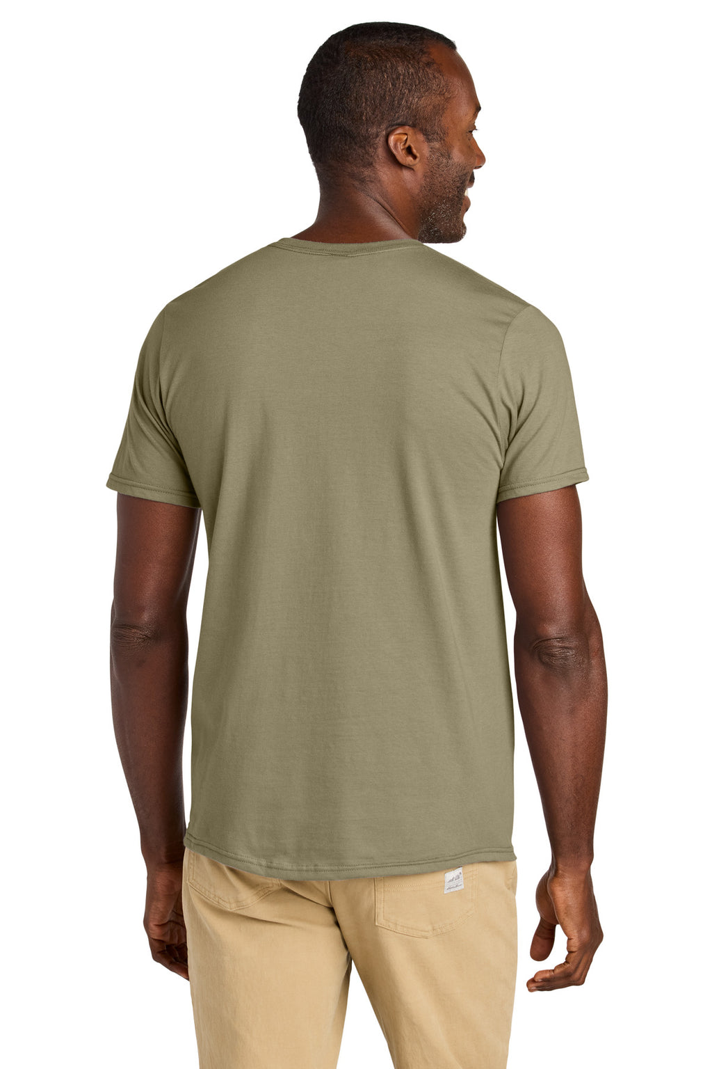Jerzees Classics Unisex Cotton T-Shirt 363M - Khaki - back