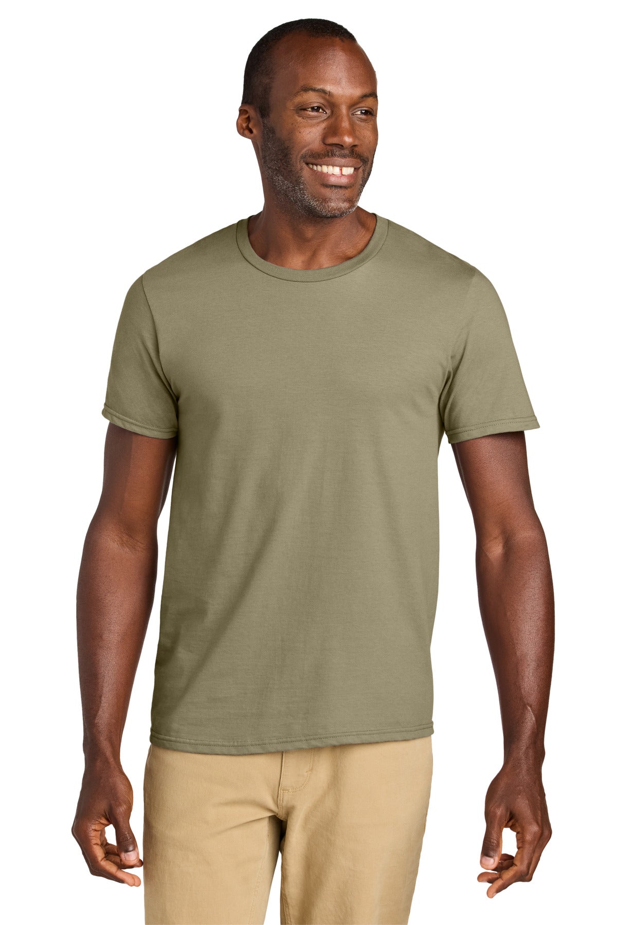 Jerzees Classics Unisex Cotton T-Shirt 363M - Khaki - front