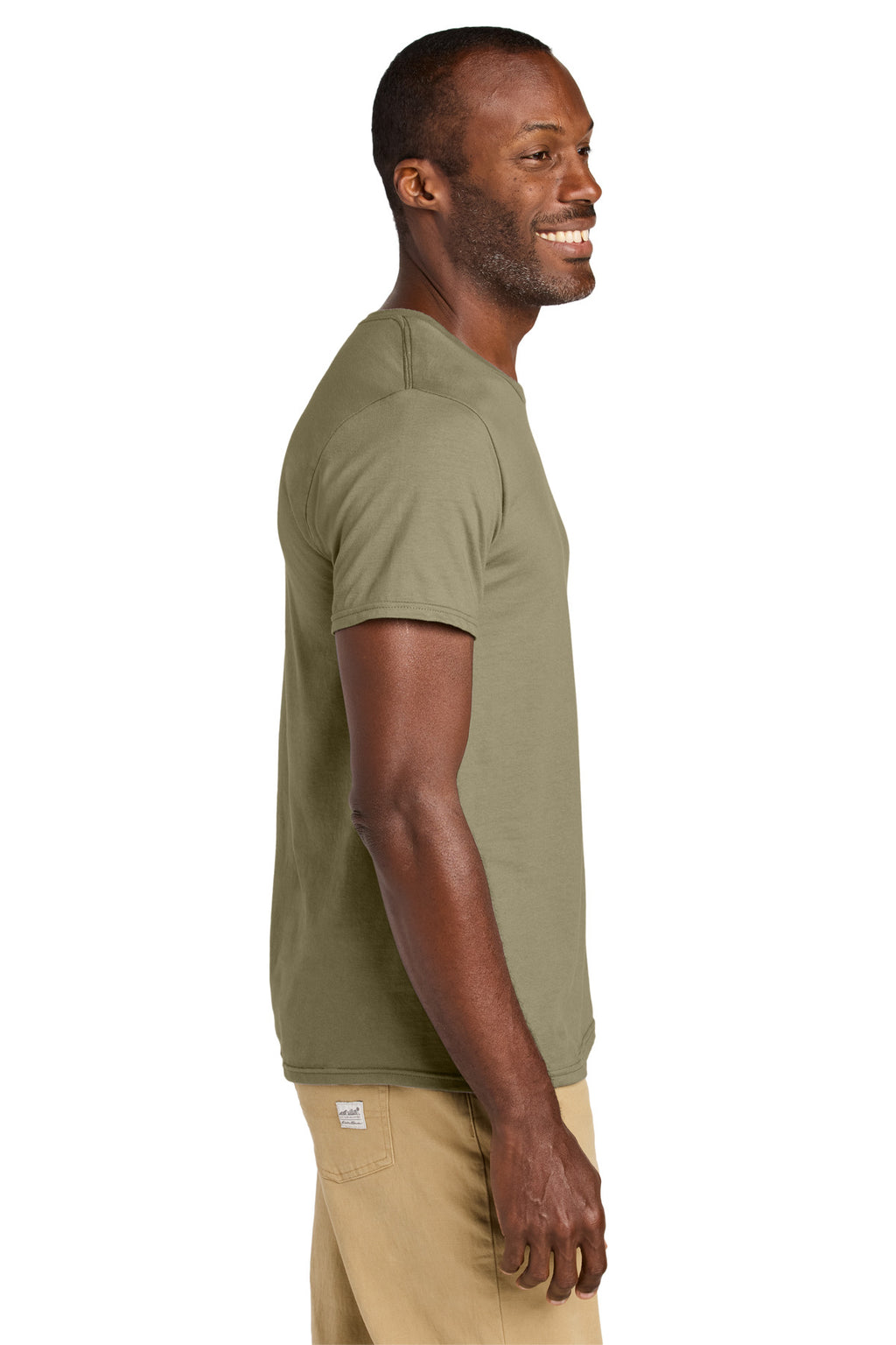 Jerzees Classics Unisex Cotton T-Shirt 363M - Khaki - side