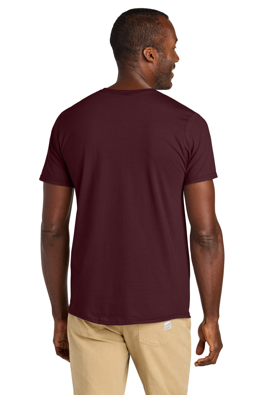 Jerzees Classics Unisex Cotton T-Shirt 363M - Maroon - back