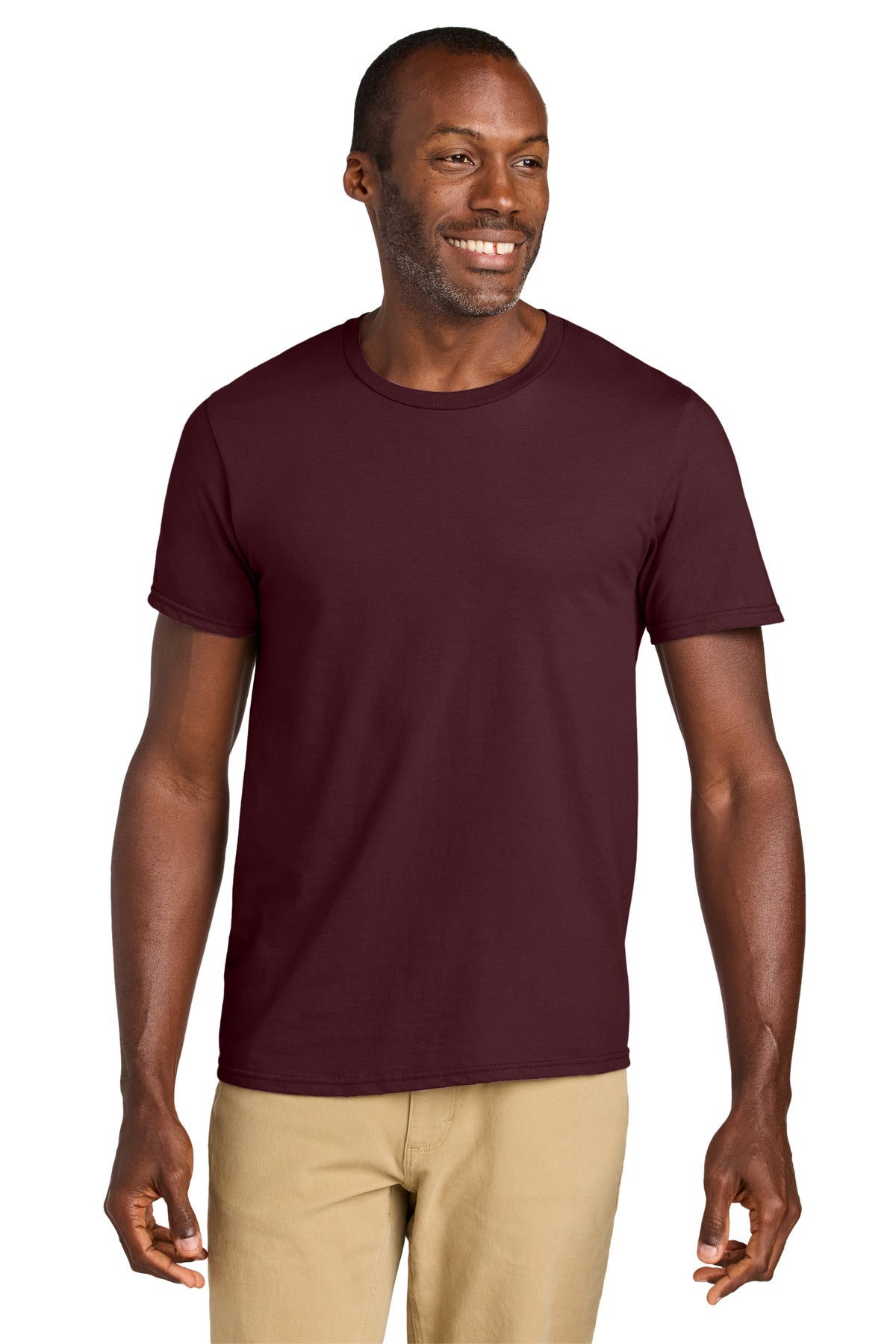 Jerzees Classics Unisex Cotton T-Shirt 363M - Maroon - front