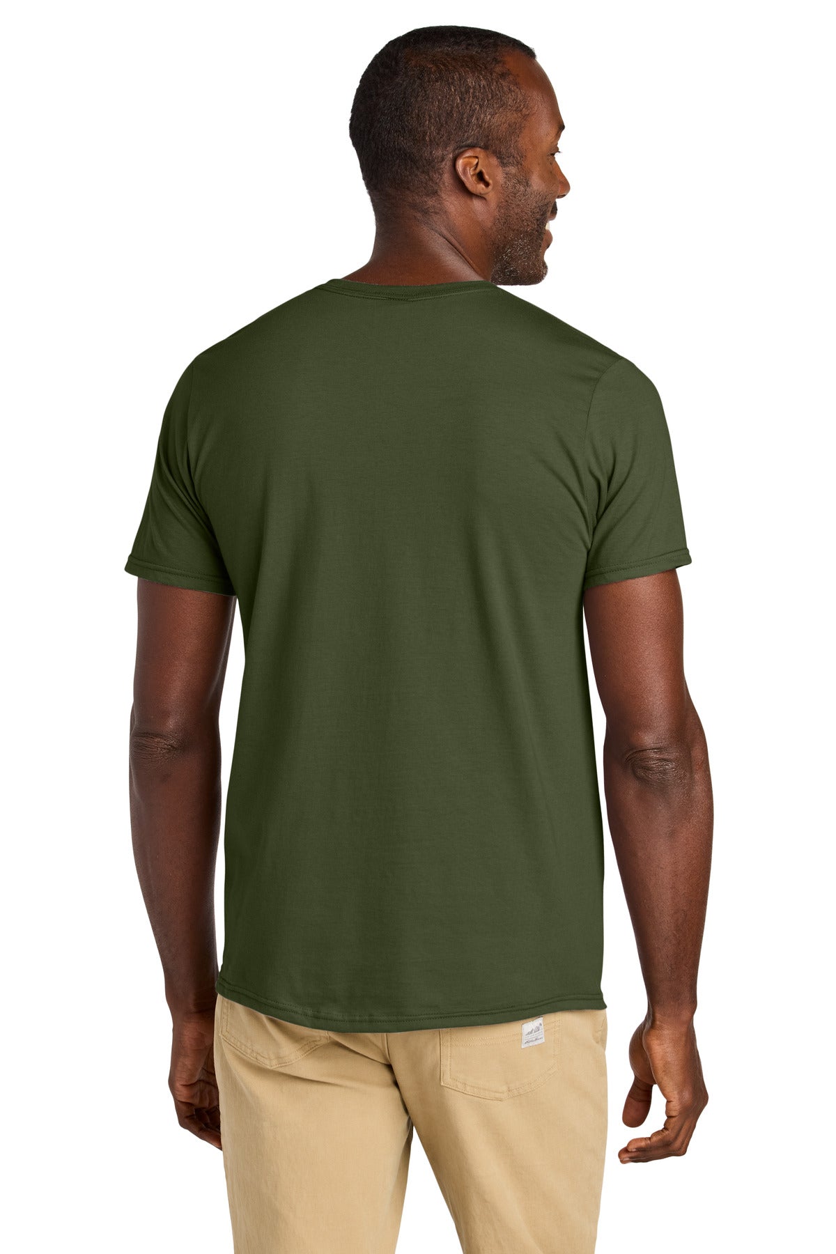 Jerzees Classics Unisex Cotton T-Shirt 363M - Military Green - back