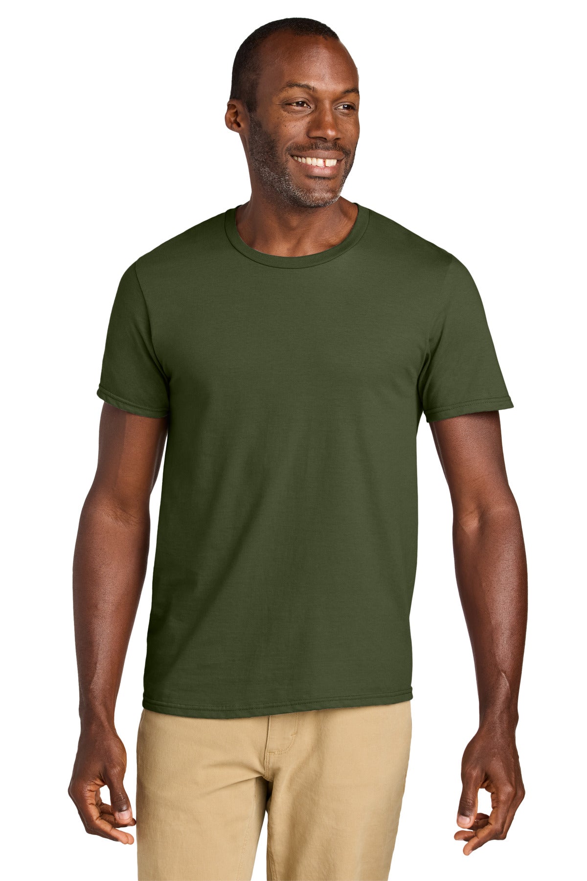 Jerzees Classics Unisex Cotton T-Shirt 363M - Military Green - front
