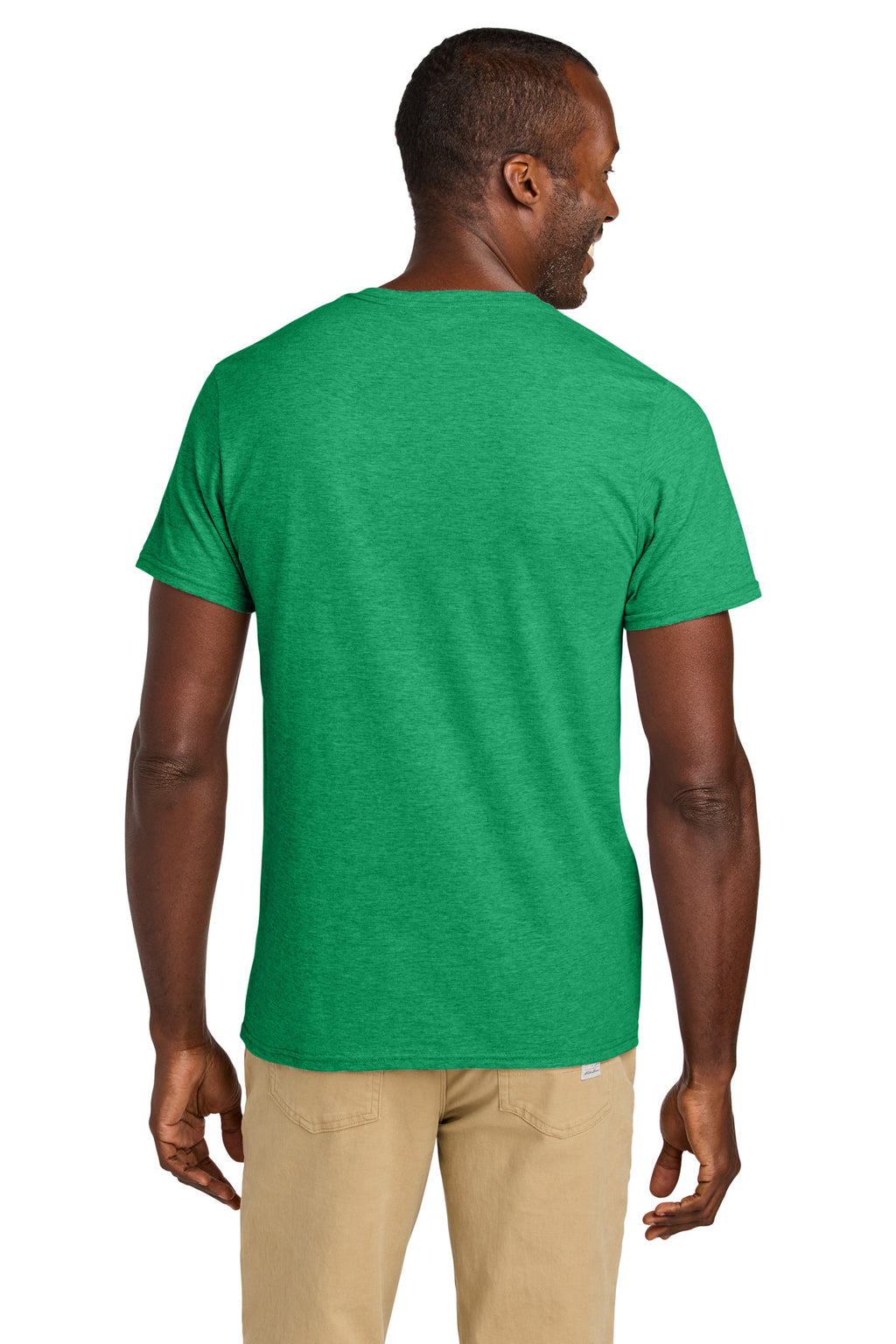 Jerzees Classics Unisex Cotton T-Shirt 363M - Retro Heather Green - back