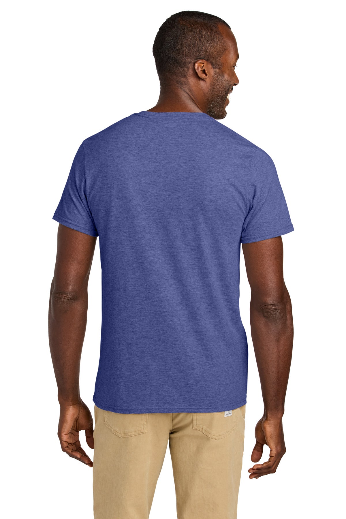 Jerzees Classics Unisex Cotton T-Shirt 363M - Retro Heather Purple - back