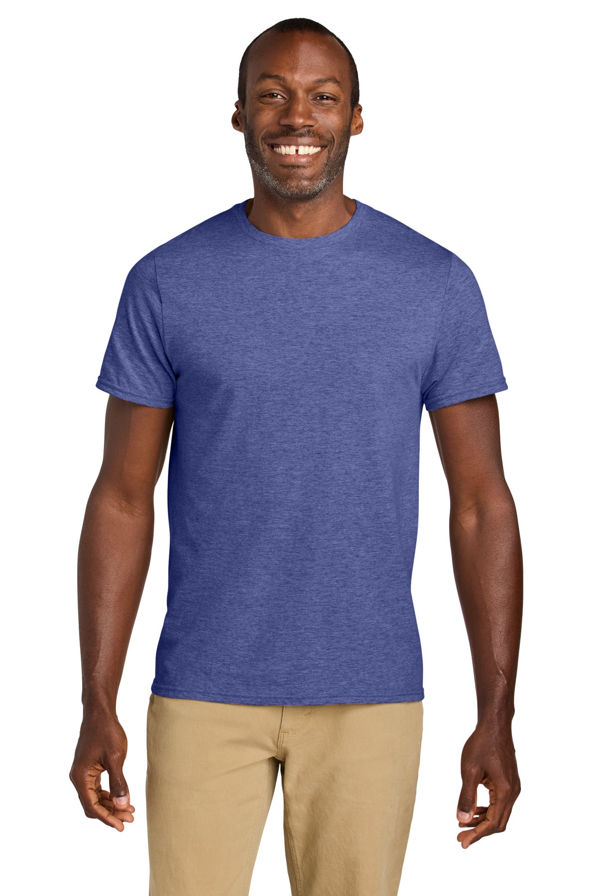 Jerzees Classics Unisex Cotton T-Shirt 363M - Retro Heather Purple - front