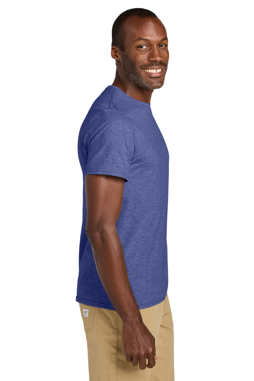 Jerzees Classics Unisex Cotton T-Shirt 363M - Retro Heather Purple - side