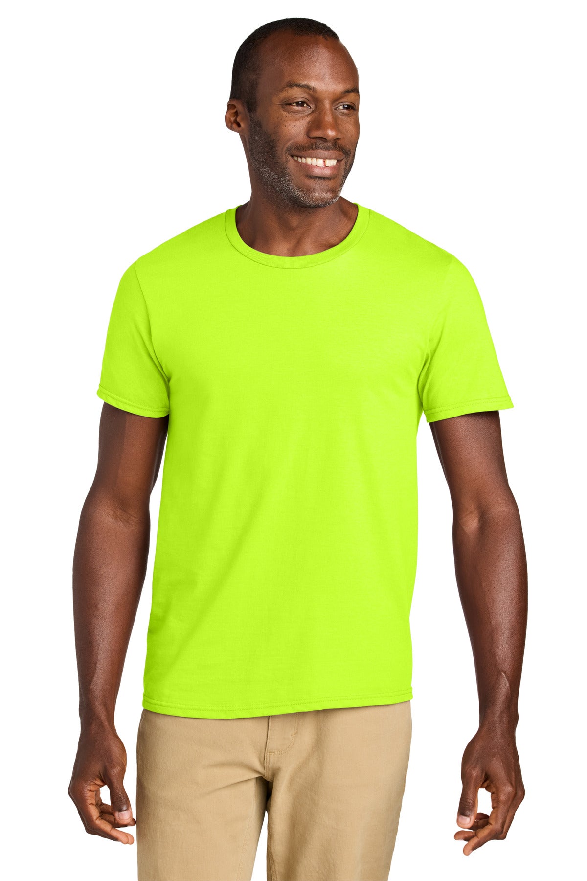Jerzees Classics Unisex Cotton T-Shirt 363M - Safety Green - front