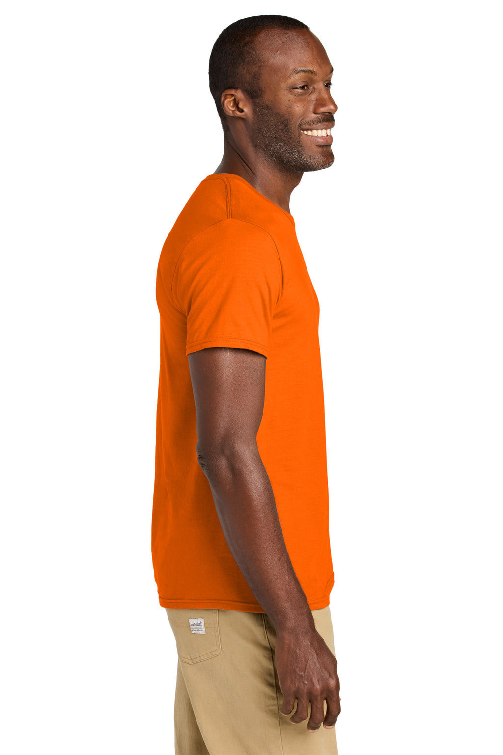 Jerzees Classics Unisex Cotton T-Shirt 363M - Safety Orange - side
