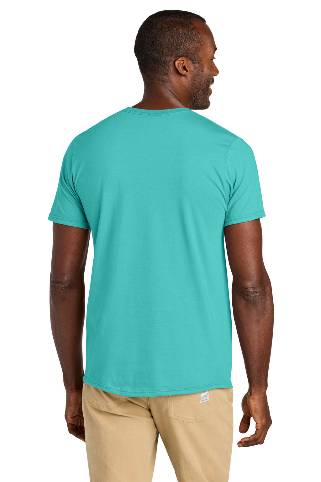 Jerzees Classics Unisex Cotton T-Shirt 363M - Scuba Blue - back