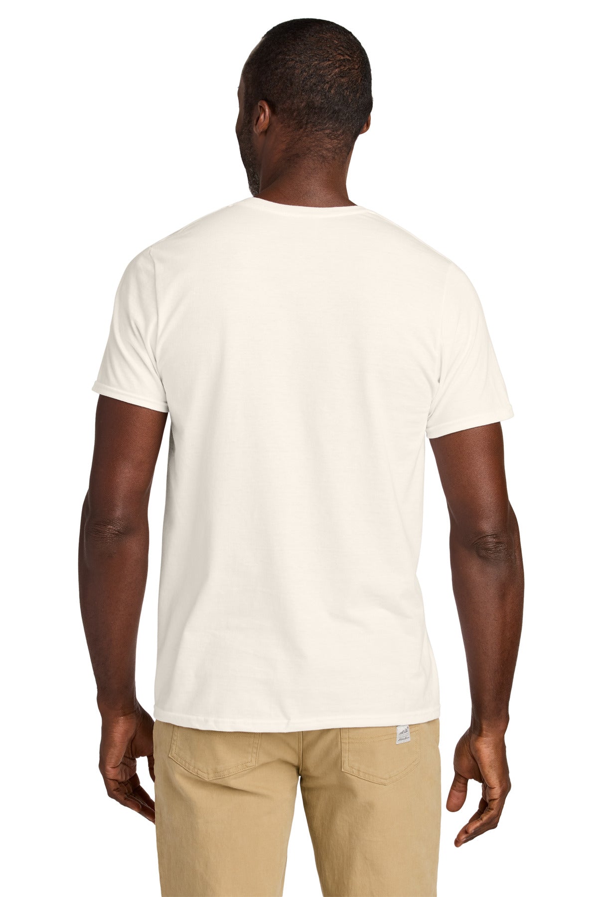 Jerzees Classics Unisex Cotton T-Shirt 363M - Sweet Cream Heather - back