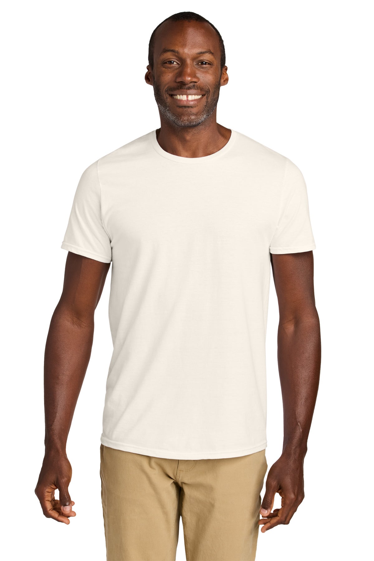 Jerzees Classics Unisex Cotton T-Shirt 363M - Sweet Cream Heather - front