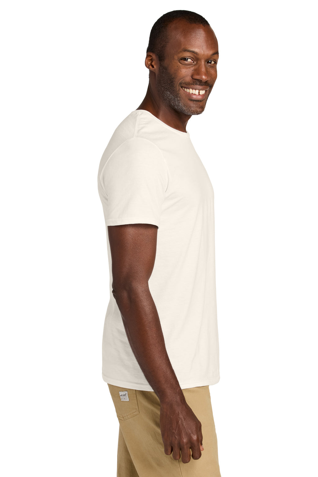 Jerzees Classics Unisex Cotton T-Shirt 363M - Sweet Cream Heather - side