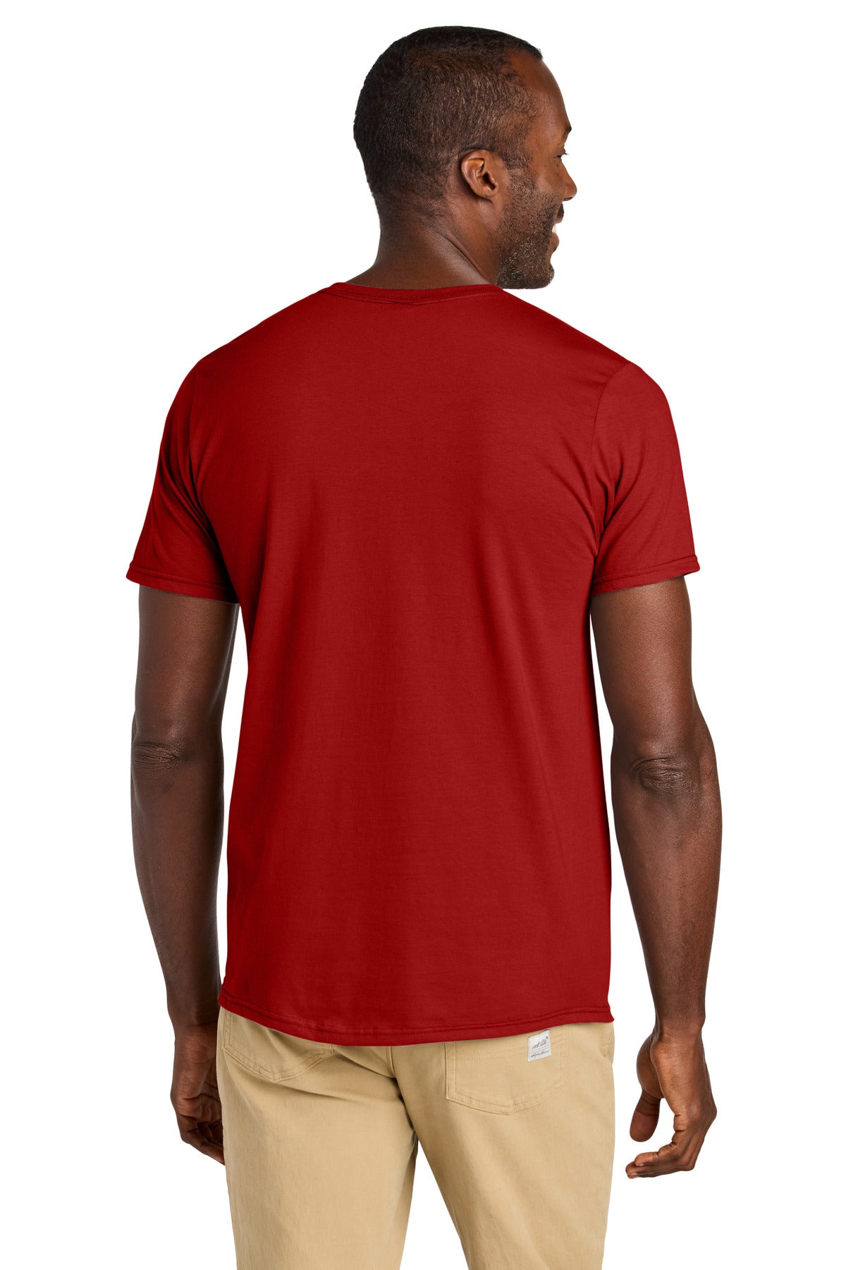 Jerzees Classics Unisex Cotton T-Shirt 363M - True Red - back