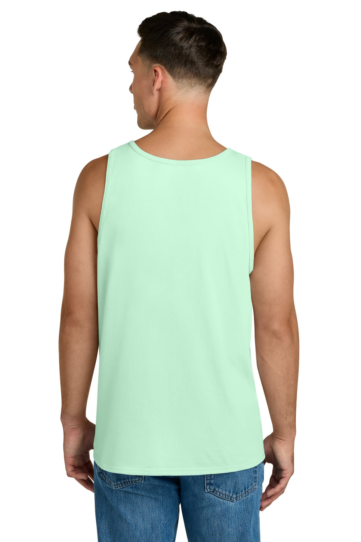 Jerzees Classics Unisex Cotton Tank 363TK - Mint To Be - back
