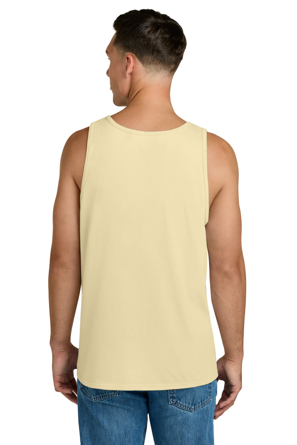 Jerzees Classics Unisex Cotton Tank 363TK - Surf Yellow - back
