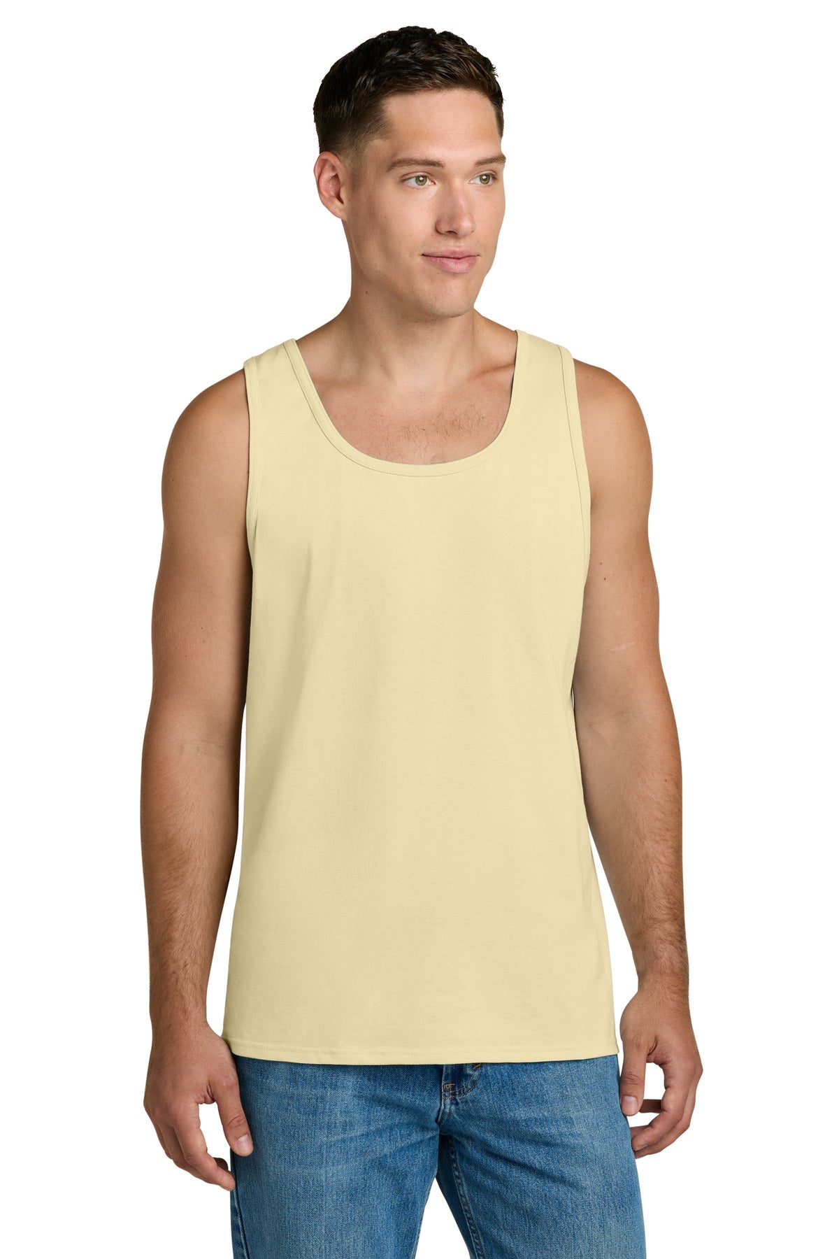 Jerzees Classics Unisex Cotton Tank 363TK - Surf Yellow - front
