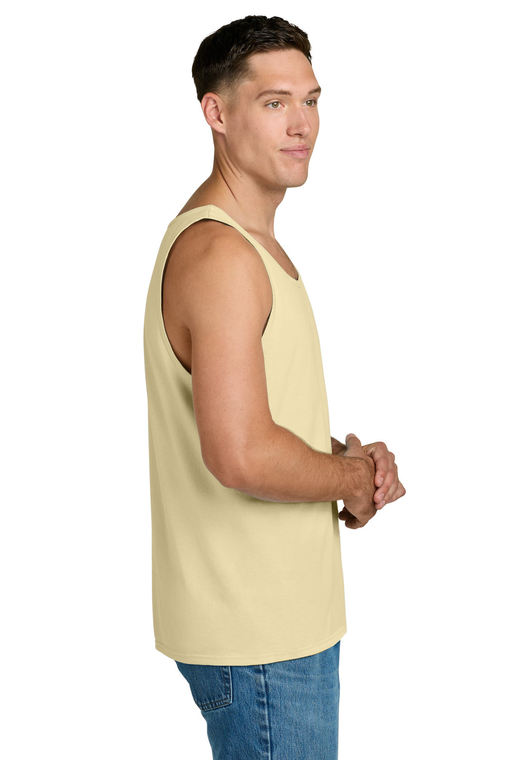 Jerzees Classics Unisex Cotton Tank 363TK - Surf Yellow - side