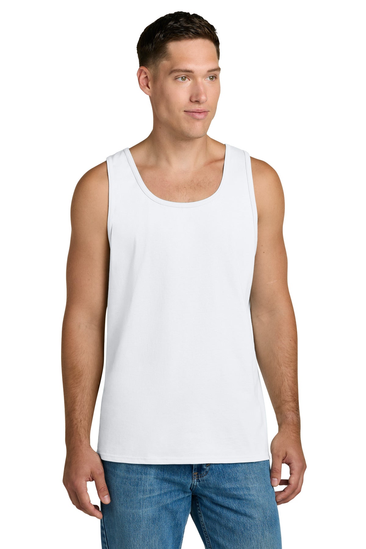 Jerzees Classics Unisex Cotton Tank 363TK - White - front