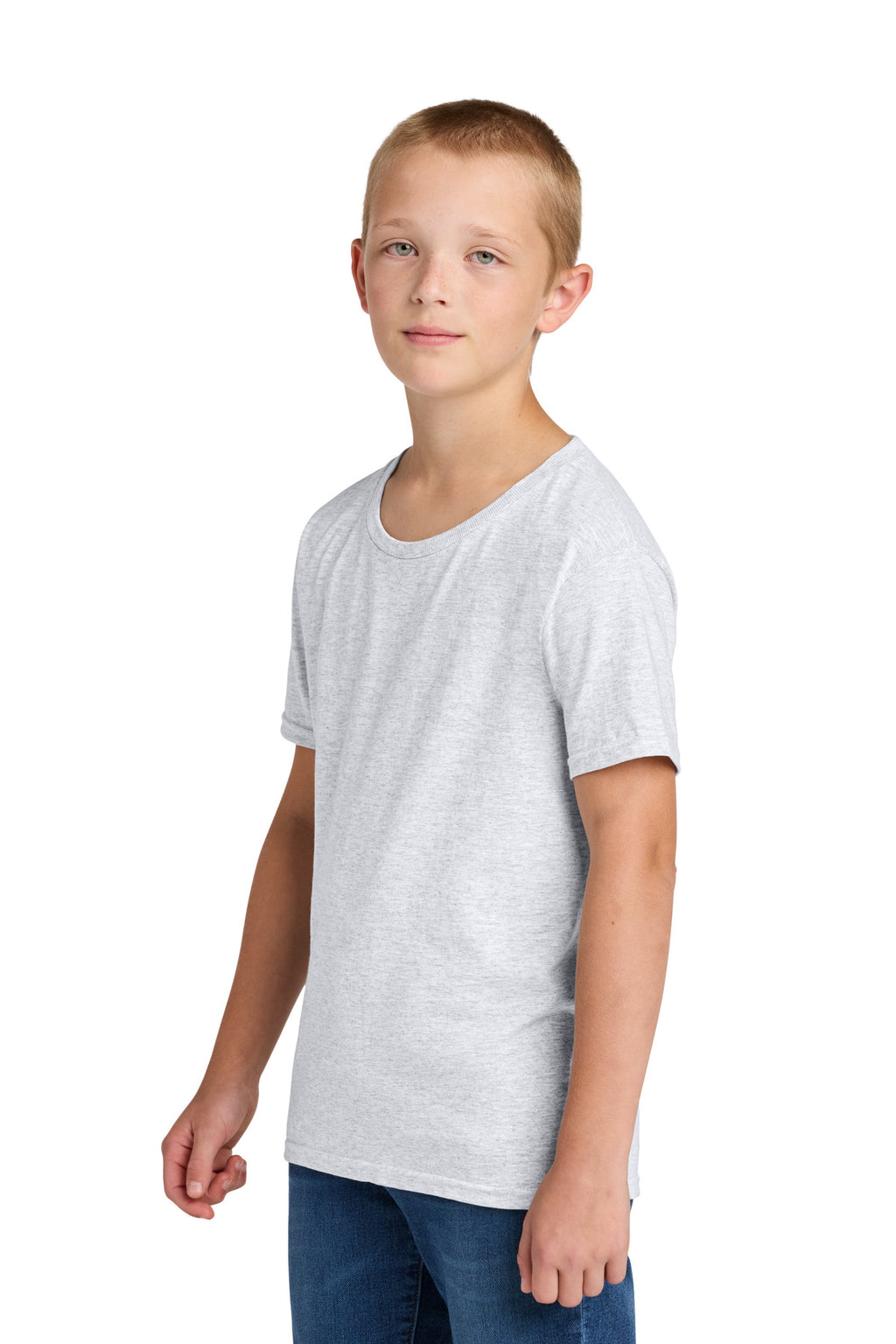 Jerzees Classics Youth Cotton T-Shirt 363Y - Ash - side