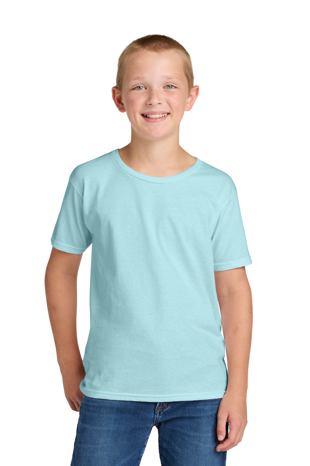 Jerzees Classics Youth Cotton T-Shirt 363Y - Breezy Blue - front