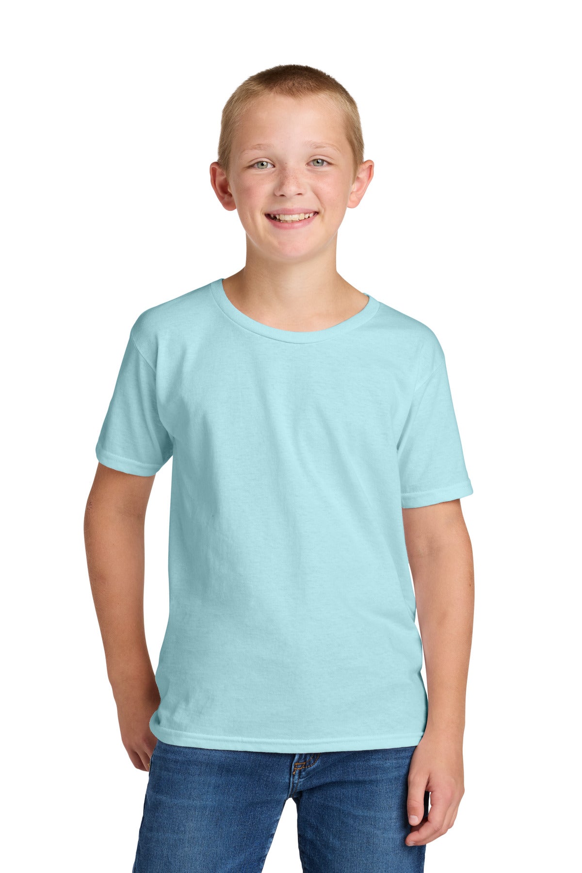 Jerzees Classics Youth Cotton T-Shirt 363Y - Breezy Blue - front