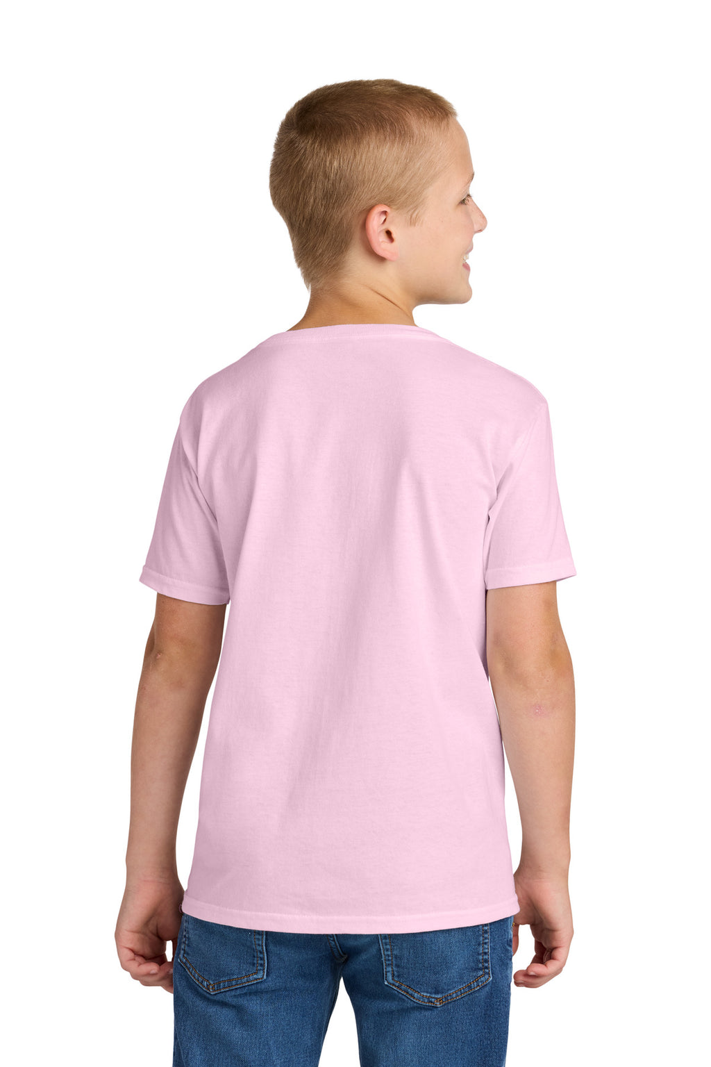 Jerzees Classics Youth Cotton T-Shirt 363Y - Classic Pink - back