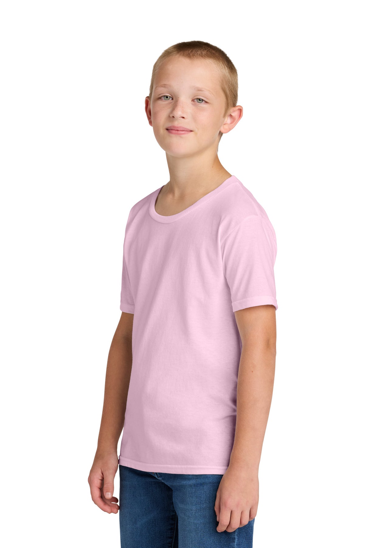 Jerzees Classics Youth Cotton T-Shirt 363Y - Classic Pink - side