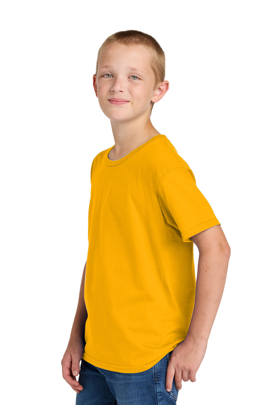Jerzees Classics Youth Cotton T-Shirt 363Y - Gold - side
