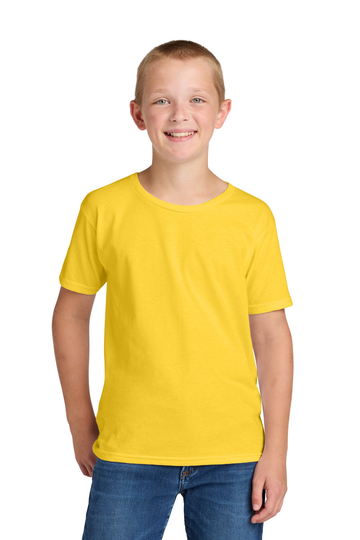 Jerzees Classics Youth Cotton T-Shirt 363Y - Island Yellow - front