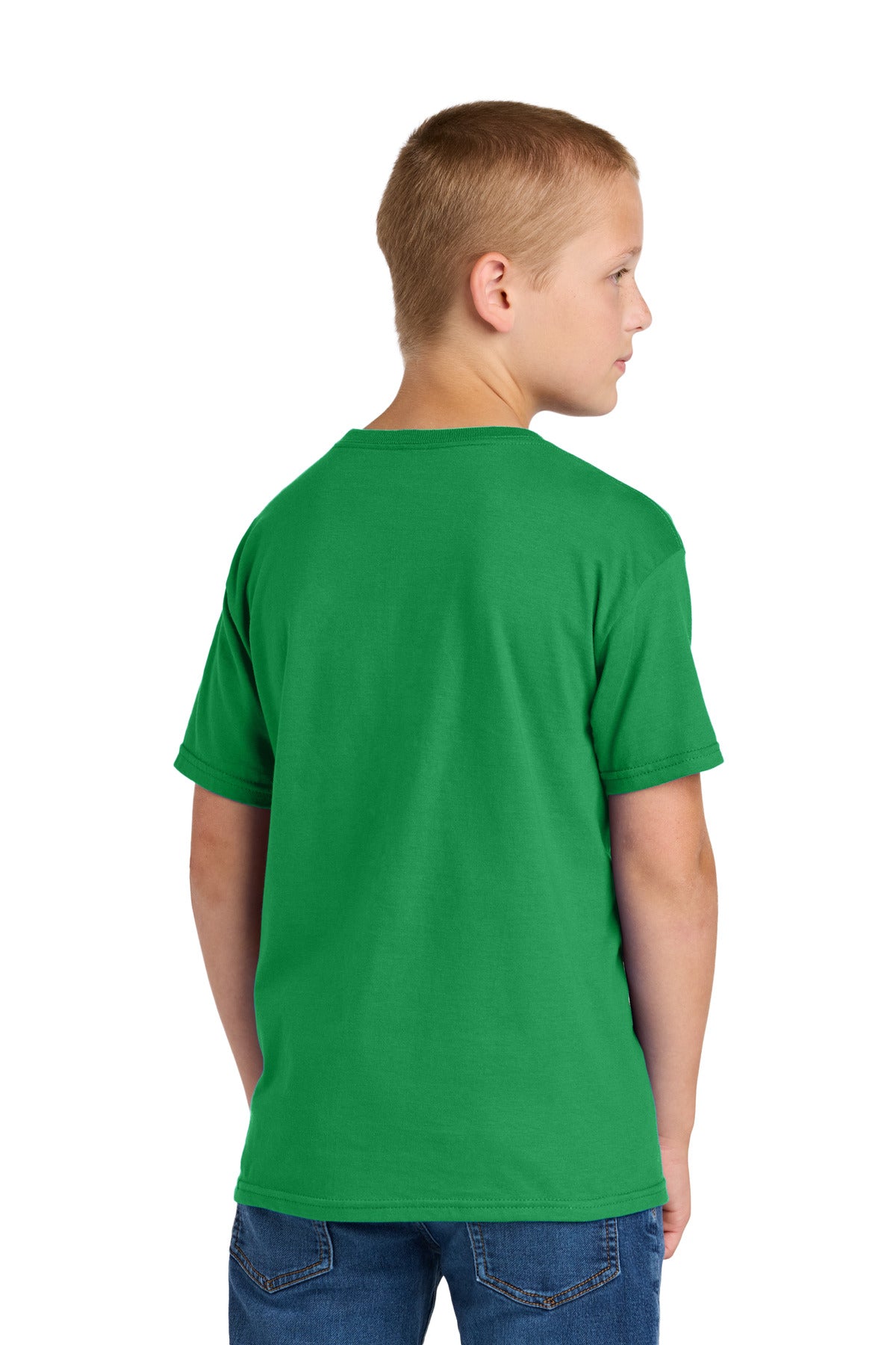 Jerzees Classics Youth Cotton T-Shirt 363Y - Kelly - back