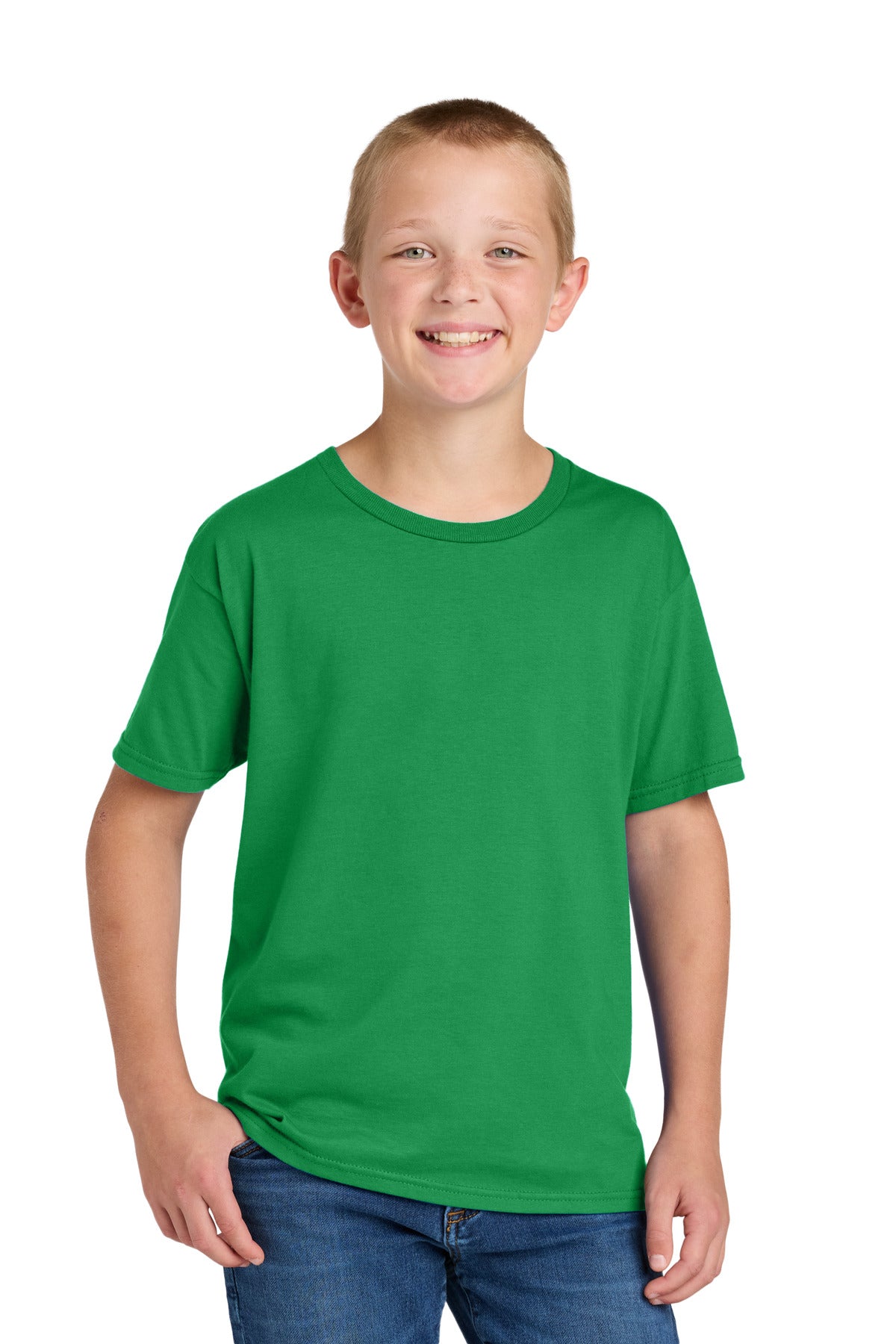 Jerzees Classics Youth Cotton T-Shirt 363Y - Kelly - front