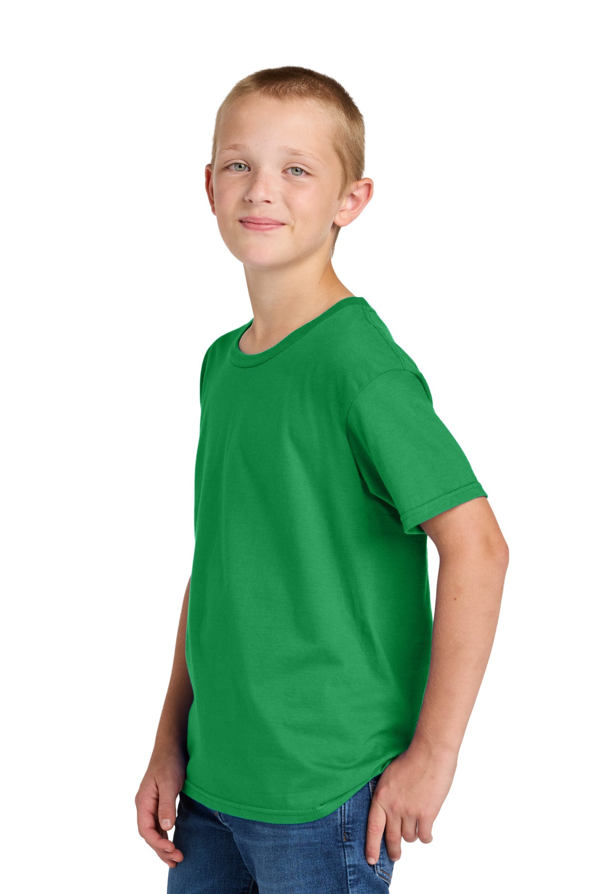Jerzees Classics Youth Cotton T-Shirt 363Y - Kelly - side